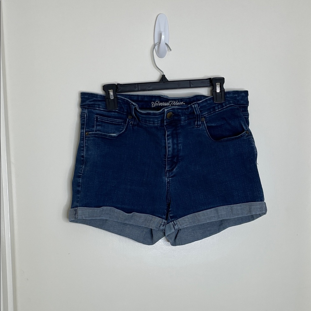 Universal Thread Women's Deep Blue Jean Shorts